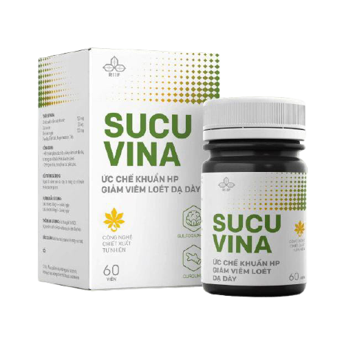 Sucuvina – hỗ trợ giảm triệu chứng viêm loét dạ dày – vỉ 30 viên