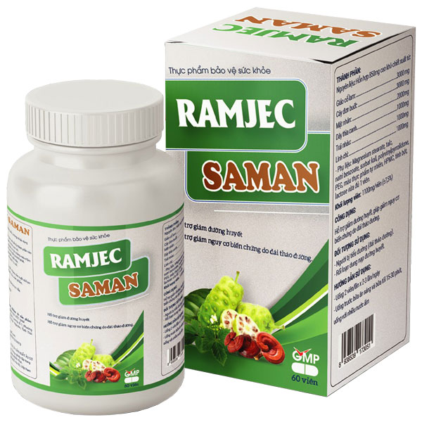 Hỗ trợ điều trị bệnh tiểu đường Ramjec Saman